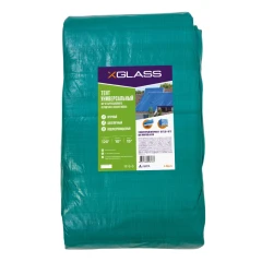 Тент полиэтиленовый 4-х слойный ламинированный X-Glass 10х15м, 120гр/м2