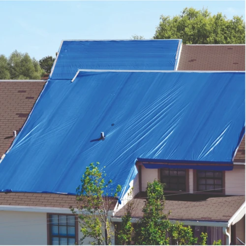 Тент полиэтиленовый 4-х слойный ламинированный X-Glass 4х6м, 180гр/м2