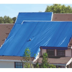 Тент полиэтиленовый 4-х слойный ламинированный X-Glass 6х8м, 80 гр/м2