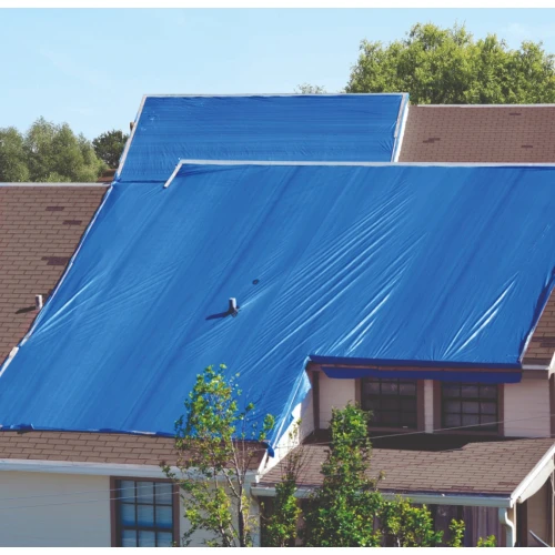 Тент полиэтиленовый 4-х слойный ламинированный X-Glass 5х6м, 80гр/м2