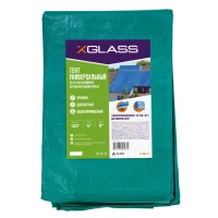Тент полиэтиленовый 4-х слойный ламинированный X-Glass 4х8м, 120гр/м2