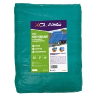 Тент полиэтиленовый 4-х слойный ламинированный X-Glass 8х12м, 120гр/м2