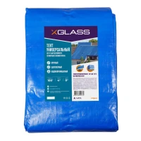 Тент полиэтиленовый 4-х слойный ламинированный XGLASS 4х8м, 180гр/м2