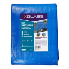 Тент полиэтиленовый 4-х слойный ламинированный XGLASS 3х6м, 180гр/м2