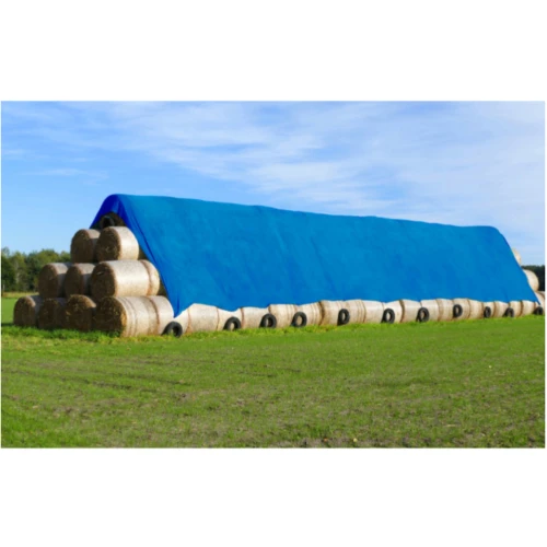 Тент полиэтиленовый 4-х слойный ламинированный X-Glass 10х20м, 80 гр/м2