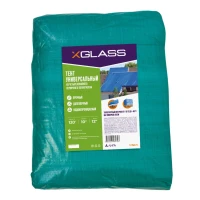 Тент полиэтиленовый 4-х слойный ламинированный X-Glass 10х12м, 120гр/м2