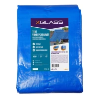 Тент полиэтиленовый 4-х слойный ламинированный X-Glass 8х10м, 180гр/м2