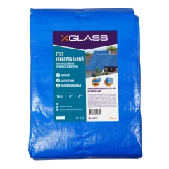 Тент полиэтиленовый 4-х слойный ламинированный X-Glass 8х10м, 180гр/м2