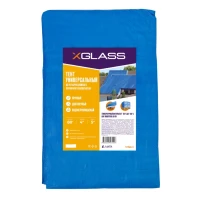 Тент полиэтиленовый 4-х слойный ламинированный X-Glass 4х5м, 80гр/м2