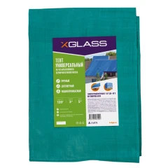 Тент полиэтиленовый 4-х слойный ламинированный X-Glass 3х5м, 120гр/м2