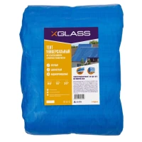 Тент полиэтиленовый 4-х слойный ламинированный X-Glass 15х20м, 80 гр/м2