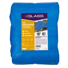 Тент полиэтиленовый 4-х слойный ламинированный X-Glass 15х20м, 80 гр/м2