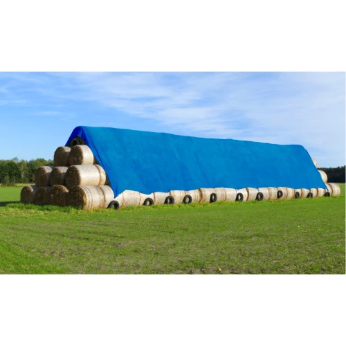 Тент полиэтиленовый 4-х слойный ламинированный X-Glass 5х10м, 80 гр/м2