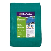 Тент полиэтиленовый 4-х слойный ламинированный X-Glass 5х10м, 120гр/м2