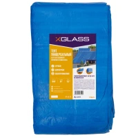 Тент полиэтиленовый 4-х слойный ламинированный X-Glass 8х12м, 80 гр/м2