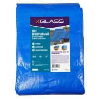 Тент полиэтиленовый 4-х слойный ламинированный X-Glass 4х10м, 180гр/м2