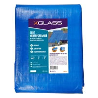 Тент полиэтиленовый 4-х слойный ламинированный X-Glass 3х5м, 180гр/м2