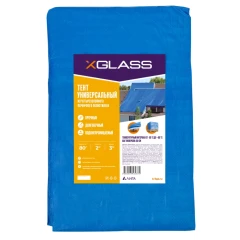 Тент полиэтиленовый 4-х слойный ламинированный X-Glass 2х3м, 80 гр/м2