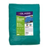 Тент полиэтиленовый 4-х слойный ламинированный X-Glass 8х10м, 120гр/м2