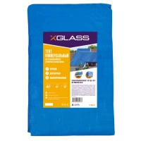 Тент полиэтиленовый 4-х слойный ламинированный X-Glass 4х6м, 80гр/м2