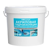 Акриловая гидроизоляция БИТУМАСТ  20кг  для внутренних работ