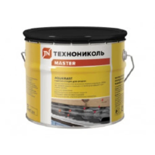 Мастика битумно-резиновая гидроизоляционная АкваМаст для кровли 3 кг