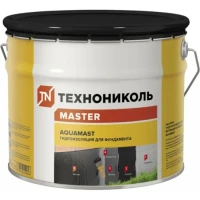 Мастика битумная гидроизоляционная АкваМаст для ремонта и приклеивания 10 кг