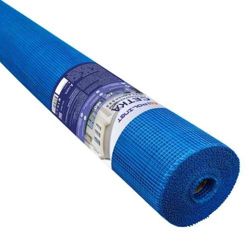 Сетка стеклотканевая фасадная XGLASS 5х5 мм, 1х50 м, 160 гр/м2