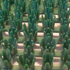 Защитное напольное щетинистое покрытие ПВХ 