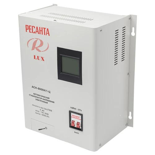 Стабилизатор напряжения Ресанта LUX АСН-8000Н/1-Ц