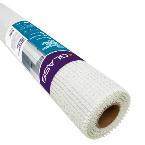 Сетка стеклотканевая усиленная XGLASS 10х10 мм, 1х50 м, 115 гр/м2