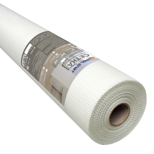 Сетка стеклотканевая малярная Polinet 2х2 мм, 1х50 м, 45 гр/м2