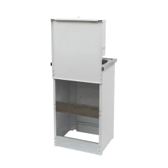 Умывальник дачный КОМФОРТ, с подогревом, нержавеющая мойка, цвет белый