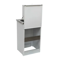 Умывальник дачный КОМФОРТ, с подогревом, нержавеющая мойка, цвет белый