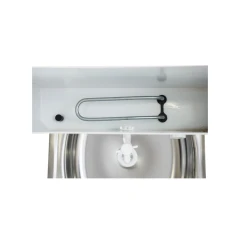 Умывальник дачный КОМФОРТ, с подогревом, нержавеющая мойка, цвет белый