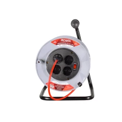 Удлинитель силовой на катушке, СУ-2х1-30/2 (с выкл., 4 розетки) Ресанта