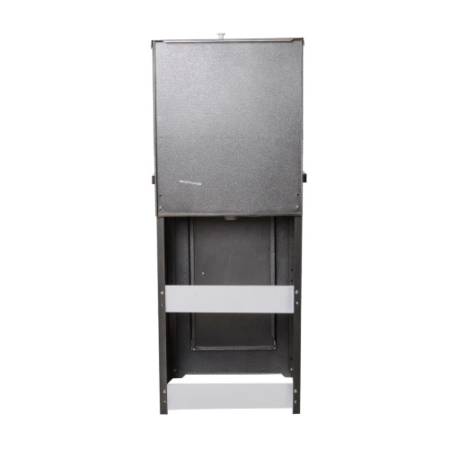 Умывальник дачный ЛЮКС, с подогревом, нержавеющая мойка, цвет серебро