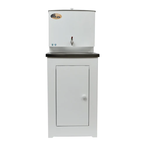 Умывальник дачный ЛЮКС, без подогрева, нержавеющая мойка, цвет белый