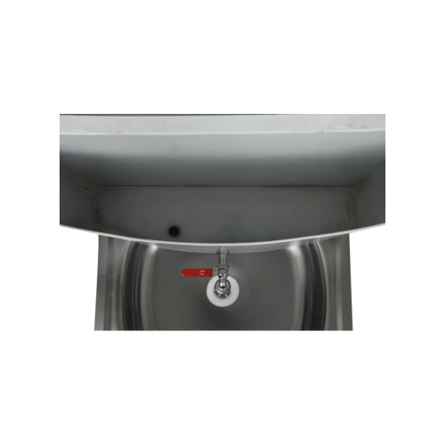 Умывальник дачный ЛЮКС, без подогрева, нержавеющая мойка, цвет белый