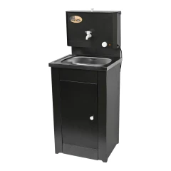 Умывальник дачный КОМФОРТ, с подогревом, нержавеющая мойка, цвет серебро