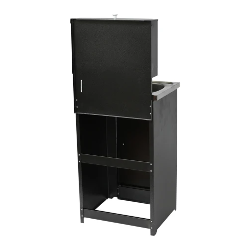 Умывальник дачный КОМФОРТ, с подогревом, нержавеющая мойка, цвет серебро