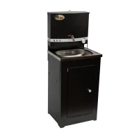 Умывальник дачный ЛЮКС, с подогревом, нержавеющая мойка, цвет медь