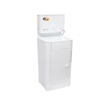 Умывальник дачный КОМФОРТ, с подогревом, пластиковая мойка, цвет белый