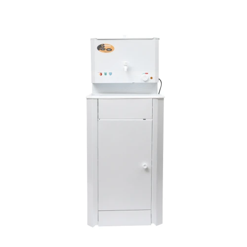 Умывальник дачный КОМФОРТ, с подогревом, пластиковая мойка, цвет белый