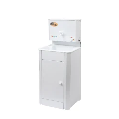 Умывальник дачный КОМФОРТ, с подогревом, пластиковая мойка, цвет белый