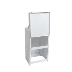 Умывальник дачный КОМФОРТ, с подогревом, пластиковая мойка, цвет белый