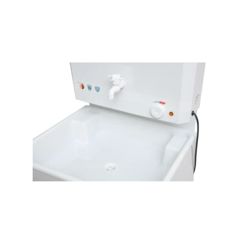 Умывальник дачный КОМФОРТ, с подогревом, пластиковая мойка, цвет белый