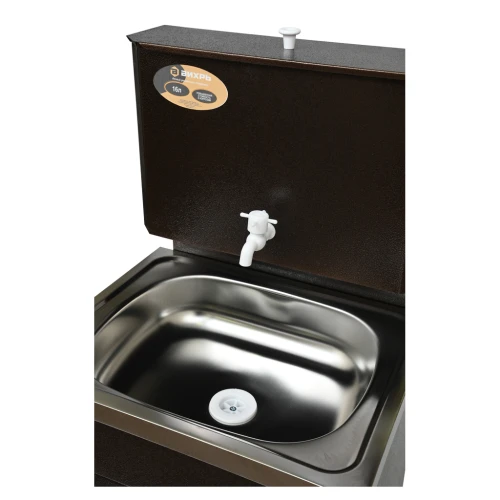 Умывальник дачный КОМФОРТ, без подогрева, нержавеющая мойка, цвет медь