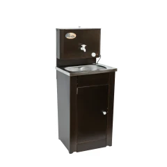 Умывальник дачный КОМФОРТ, с подогревом, нержавеющая мойка, цвет медь