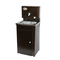 Умывальник дачный КОМФОРТ, с подогревом, нержавеющая мойка, цвет медь